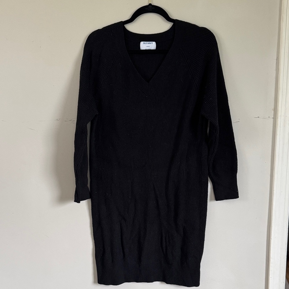 Old Navy‎ Black Midi Dress